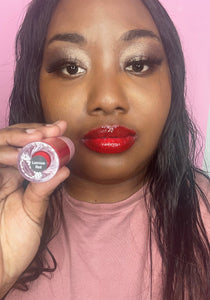 Luscious Red Lip Gloss – High Shine & Moisturizing Finish